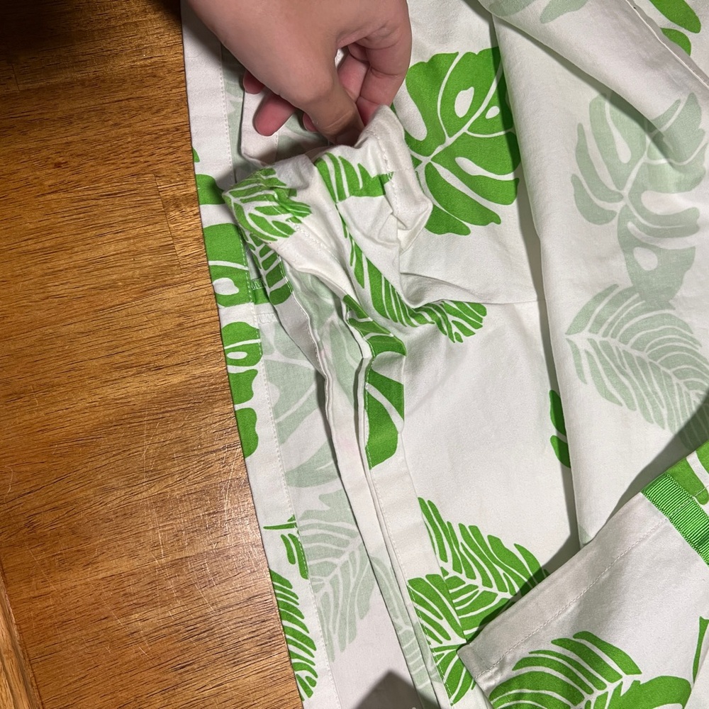 Tropical Leaf Print Skort - Picture 2 of 6